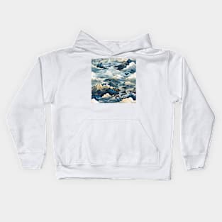 Fantasy Landscapes Mountains Pattern 2 Kids Hoodie